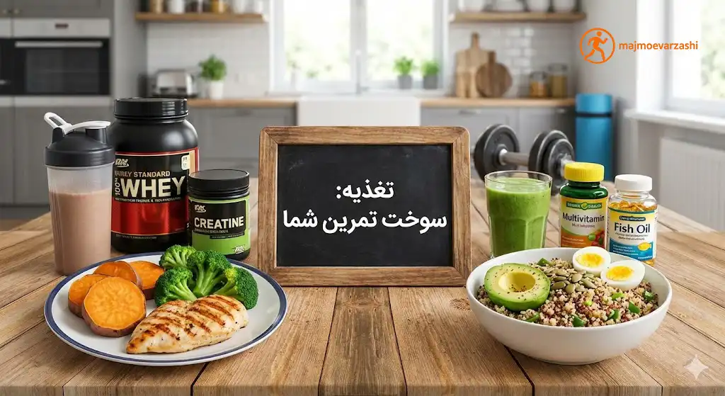 رژیم غذایی؛ مکمل تمرین شما، مجموعه ورزشی