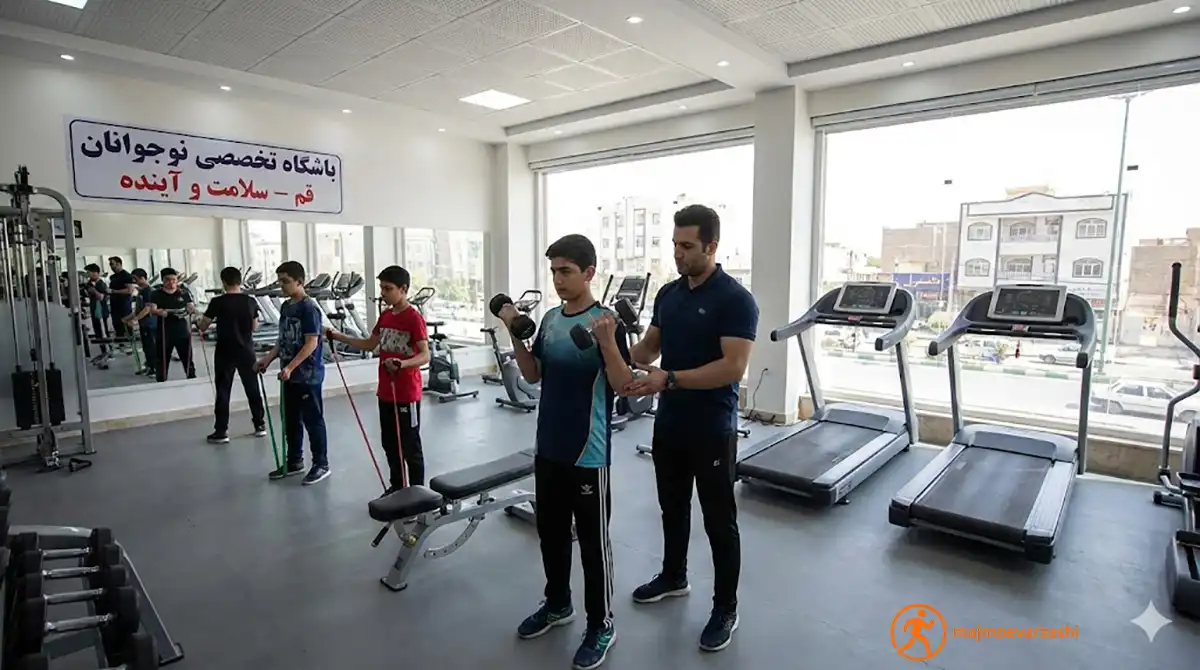 ۱۰ تا از بهترین باشگاه بدنسازی در قم (مخصوص نوجوانان)؛ سکوی پرتاب قهرمانان آینده، مجموعه ورزشی