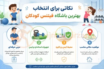نکاتی برای انتخاب بهترین باشگاه فیتنس کودکان، مجموعه ورزشی