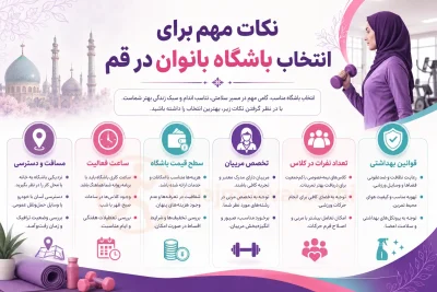 نکات مهم برای انتخاب باشگاه بانوان در قم، مجموعه ورزشی