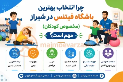 چرا انتخاب بهترین باشگاه فیتنس در شیراز (مخصوص کودکان) مهم است؟، محموعه ورزشی