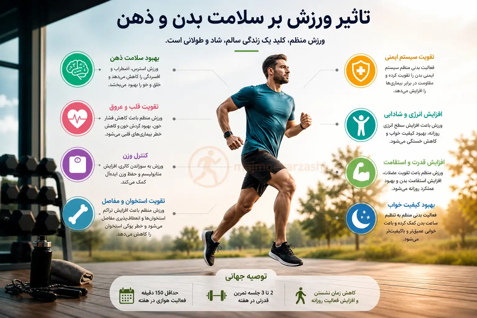 تاثیر ورزش بر سلامت، مجموعه ورزشی