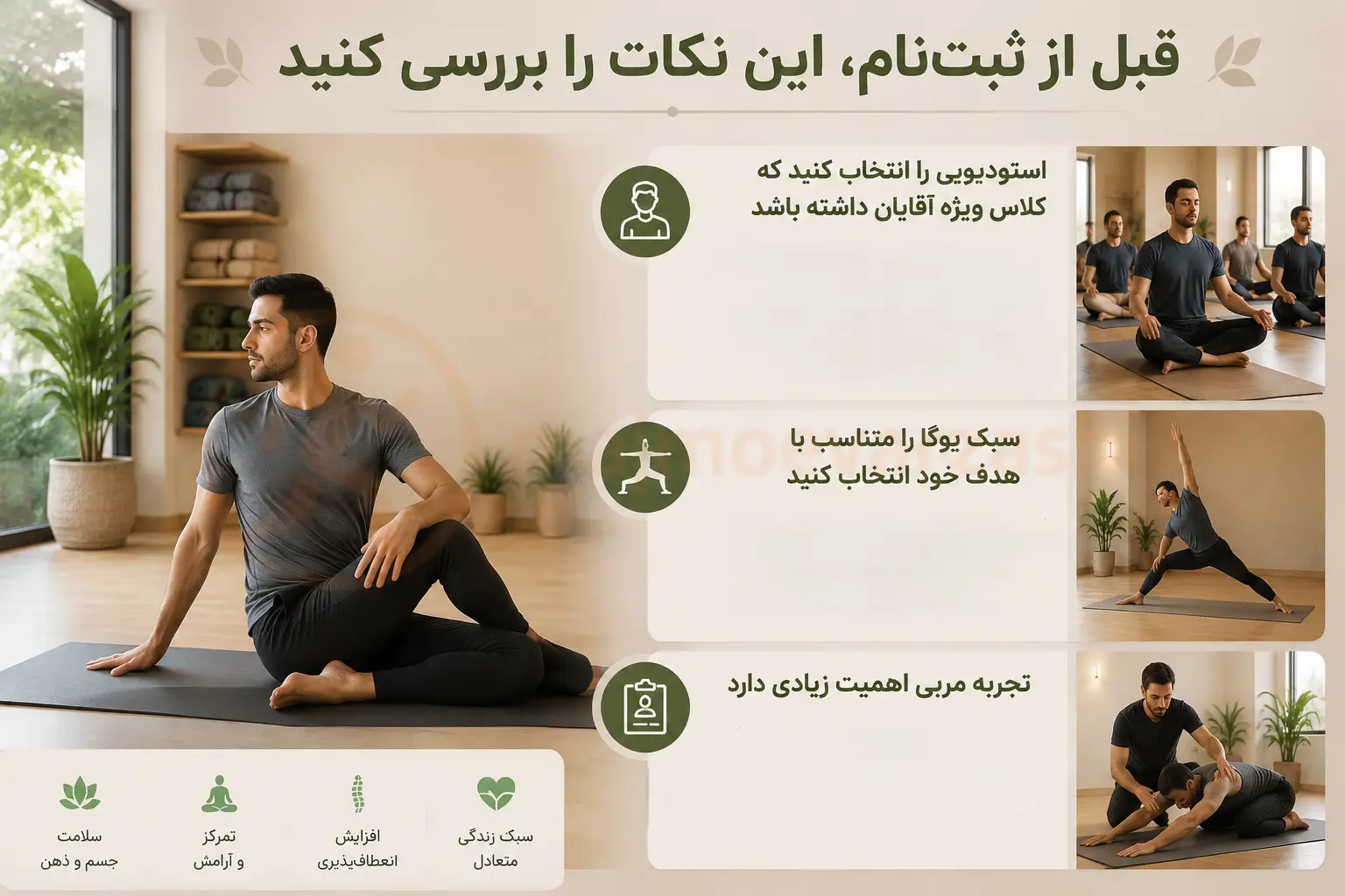 قبل از ثبت‌نام، این نکات را بررسی کنید، مجموعه ورزشی